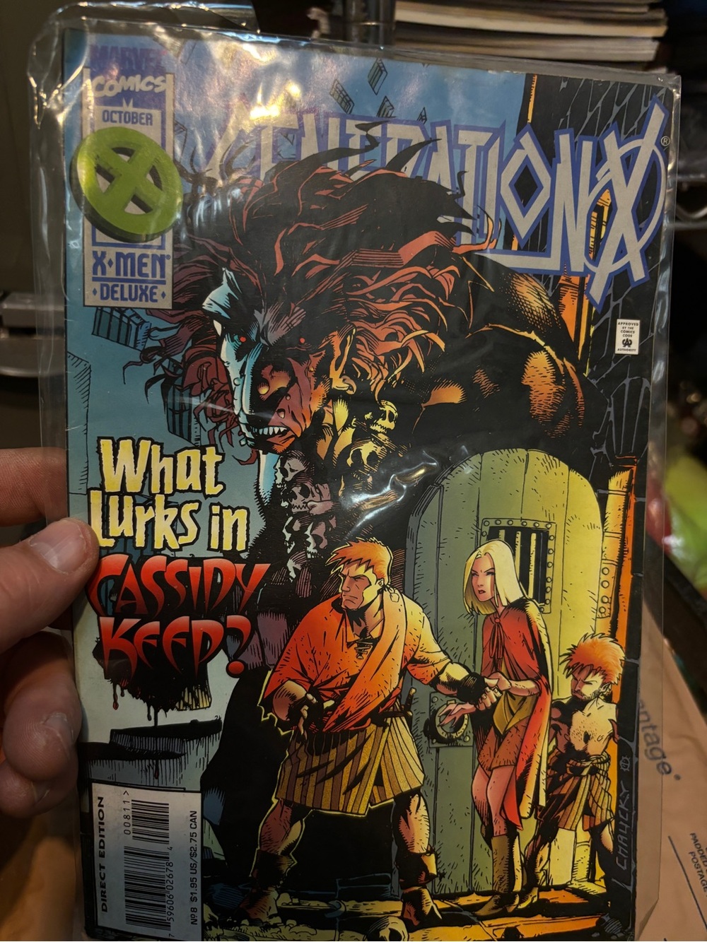 Marvel X-Men Deluxe Generation X Comic Book - what Lurks in Cassidy keep ?